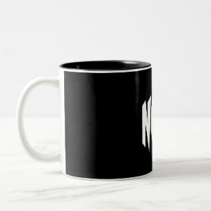 Frenchie Gift Cute Nope French Bulldog Two-Tone Coffee Mug