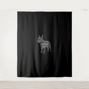 Frenchie Gift I Love My French Bull Dog Tapestry