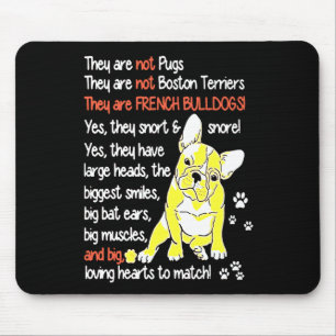 Frenchie Gift They Are French Bulldogs Gift Mouse Pad