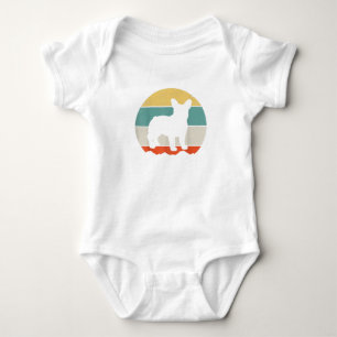Frenchie Gift Vintage French Bulldog Gift Baby Bodysuit