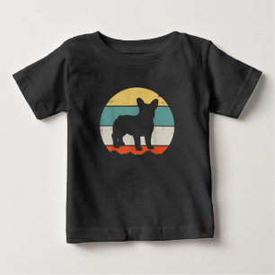 Frenchie Gift Vintage French Bulldog Gift Baby T-Shirt