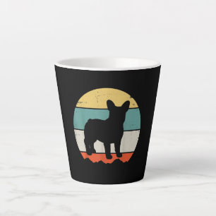 Frenchie Gift Vintage French Bulldog Gift Latte Mug