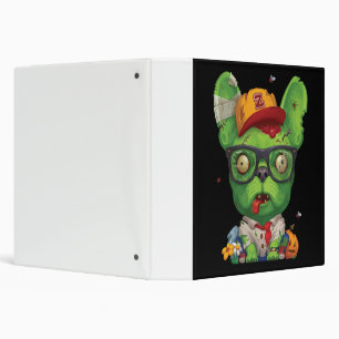 Frenchie Gift   Zombie French Bulldog Binder