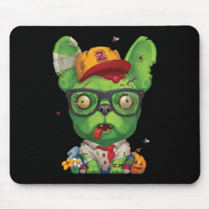 Frenchie Gift   Zombie French Bulldog Mouse Pad