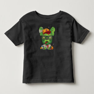 Frenchie Gift Zombie French Bulldog Toddler T-shirt