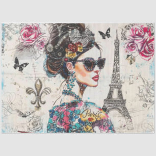 Frenchie Girl One Tissue Paper