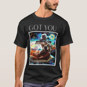 Frenchie  Got You Futuristic French Bull Dog Rescu T-Shirt