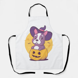 Frenchie Halloween Apron