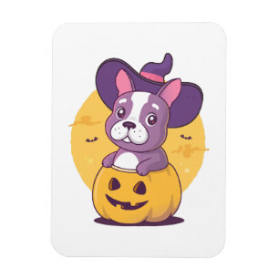 Frenchie Halloween Magnet
