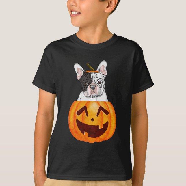 Frenchie Halloween   T-Shirt (Front)