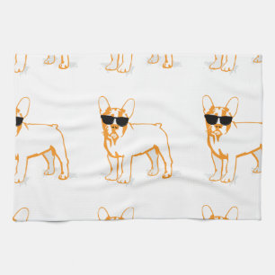 Frenchie Howlelu Kitchen Towel