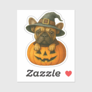 Frenchie in Pumpkin