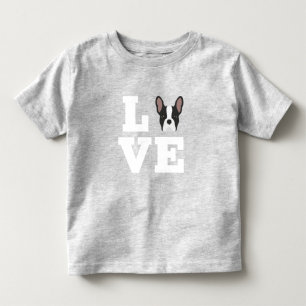 Frenchie Love Cute French Bulldog Toddler T-shirt