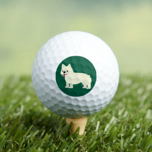 Frenchie Lover Green Golf Balls