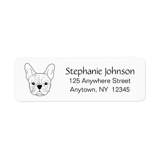 Frenchie Mama French Bulldog Lover White Adresse L (Devant)