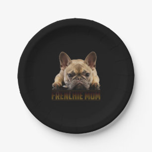 Frenchie Mama T Women French Bulldog Gift Dog Mom Paper Plate