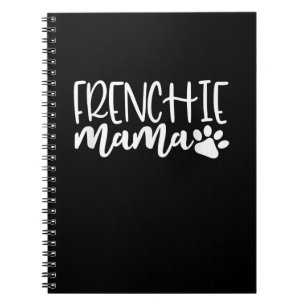 frenchie mama   women french bulldog gift notebook