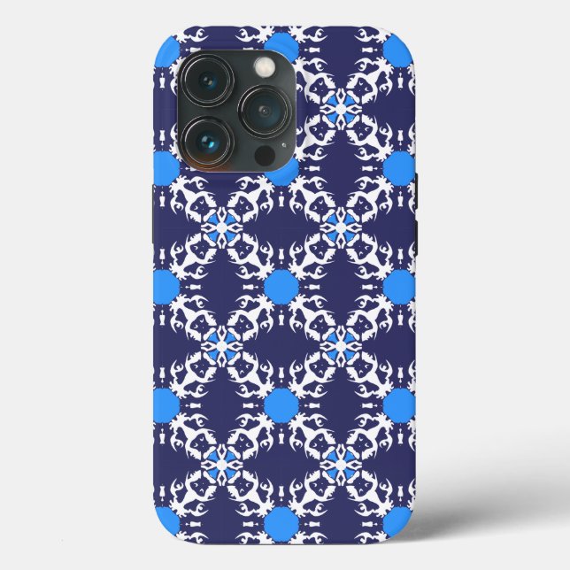 Frenchie Modern Pattern Case-Mate iPhone Case (Back)