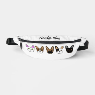 Frenchie Mom Adorable French Bulldog Face  Fanny Pack