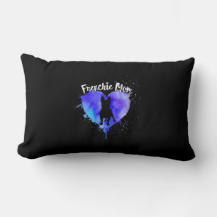 Frenchie Mom French Bulldog Dog Mom Fur Mama Lumbar Pillow