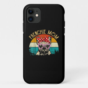 Frenchie Mom Gift Vintage Retro Style French Bulld iPhone 11 Case