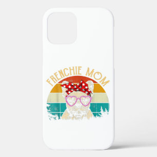 Frenchie Mom Lover Gift Vintage Retro Style iPhone 12 Case