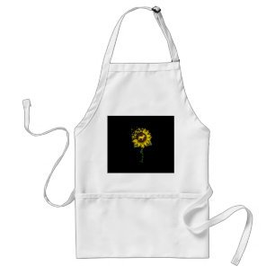 Frenchie Mom Sunflower French Bulldog Lover Gift Standard Apron