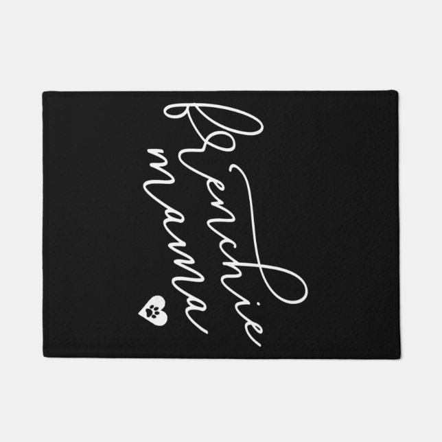 Frenchie Mom Sweat Womens French Bulldog Apparel Doormat (Front)