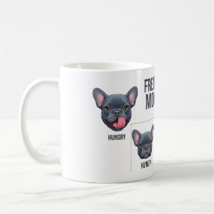 Frenchie Moods Funny French Bulldog Design Coffee Mug