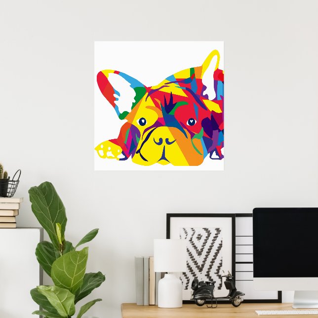 Frenchie Poster (Home Office)
