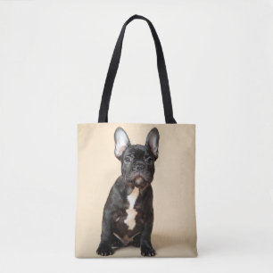 Frenchie Puppy Tote Bag