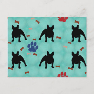 Frenchie Shadow Postcard