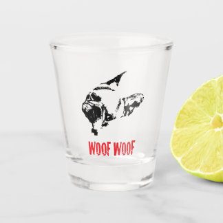 Frenchie Shot Glass
