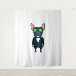 Frenchie The Gangster  Tapestry