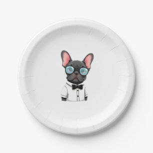 Frenchie The Gentlemen Copy (1) Paper Plate
