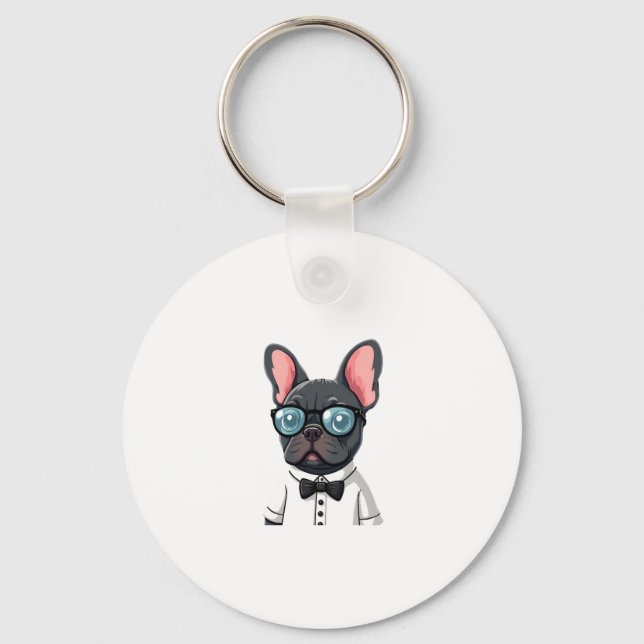 Frenchie The Gentlemen Copy (2) Keychain (Front)