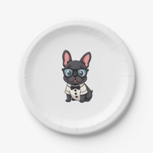 Frenchie The Gentlemen Copy (4) Paper Plate
