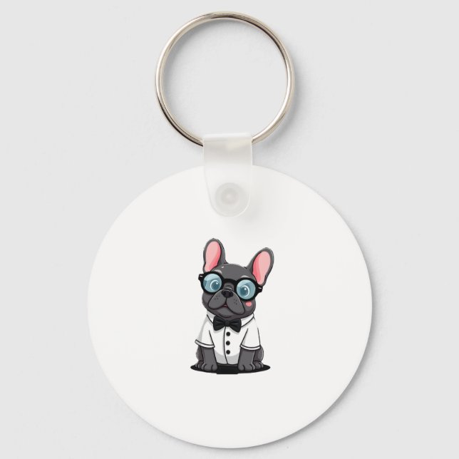 Frenchie The Gentlemen Copy (5) Keychain (Front)