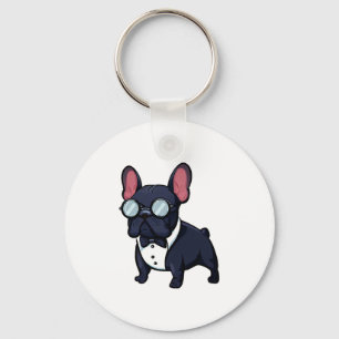 Frenchie The Gentlemen  Keychain
