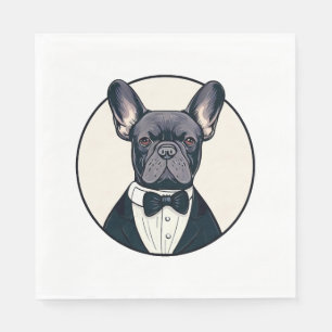 Frenchie The Gentlemen Napkin