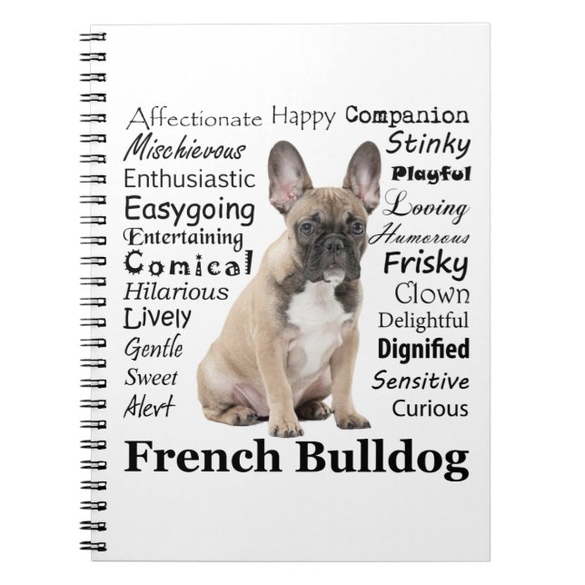 Frenchie Traits Notebook (Front)