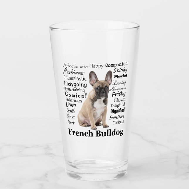Frenchie Traits Tumbler (Front)