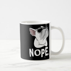 Frenchie White French Bulldog Coffee Mug