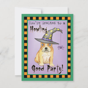 Frenchie Witch Invitation