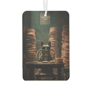  Frenchie's Bank: Biscuit Baron Art Print Air Freshener