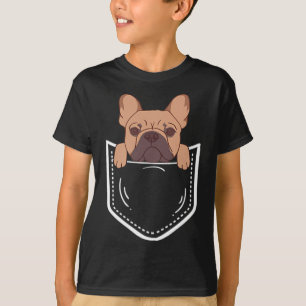 Frenchies French Bulldog For Dog Lovers Pocket Own T-Shirt