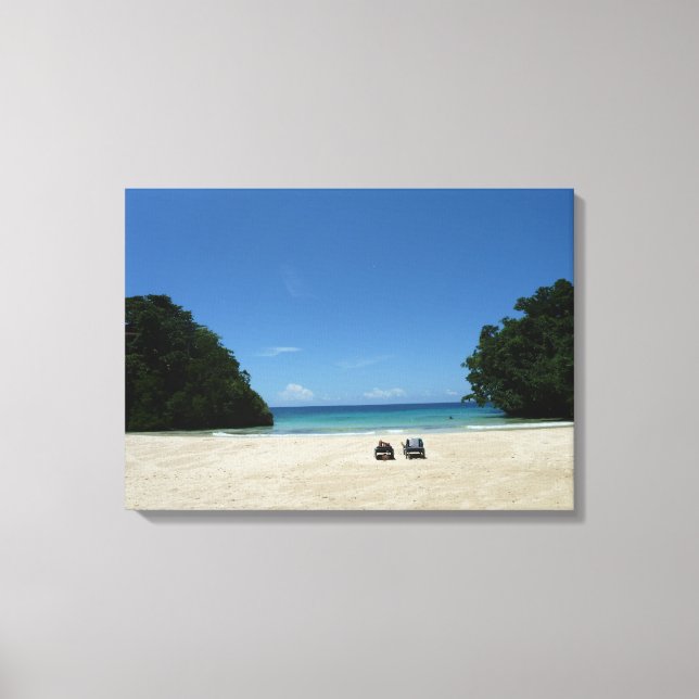 Frenchman's Cove Beach Jamaica Photo Wall Canvas (Front)