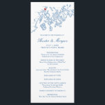 French's Point Stockton Springs Maine Map Wedding Program<br><div class="desc">Enhance your coastal wedding at French's Point in Stockton Springs, Maine, with this elegant navy blue Penobscot Bay map-themed tall double-sided wedding program. Perfect for a picturesque waterfront celebration, this program features a stunning map design and provides ample space for detailing your special day's events. Add a touch of sophistication...</div>