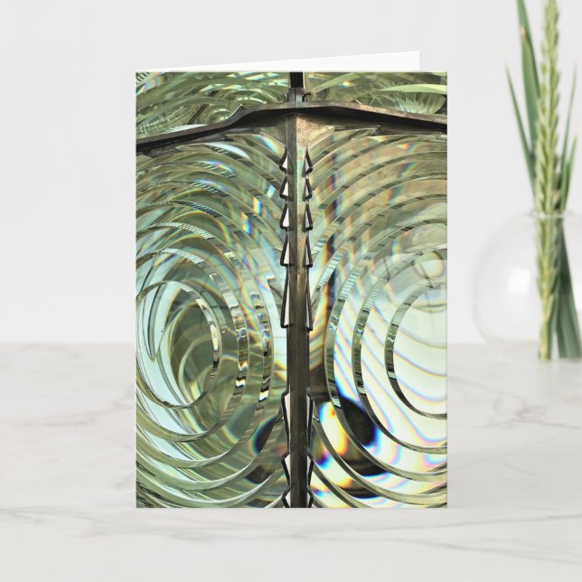 Frensel Lens, Cape Blanco Lighthouse, Oregon Coast Card (Front)