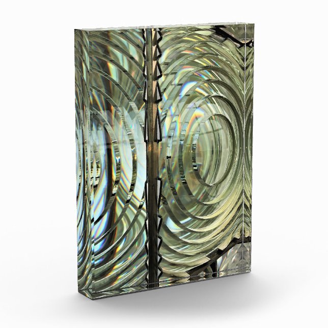 Frensel Lens, Cape Blanco Lighthouse, Oregon Coast Photo Block (Left)